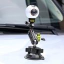 Portable Multifunctional Action Camera Holder Flexible Suction Cup Mount Compatible for GoPro Insta360 X4 X5 DJI Action