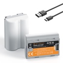 K&F Concept NP-F970 Dual Slot Charger with 2 Pack Battery