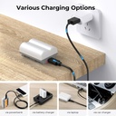 K&F Concept NP-F970 Dual Slot Charger with 2 Pack Battery