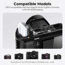 K&F Concept NP-W235 Battery for Fujifilm (2400mAh) Camera Battery with Type C Fast Charging