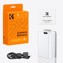 K&F NP-FW50 (1 Batteries) 1100mAh Battery with Type-C Fast Charging
