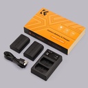 K&F Concept NP-W235 Battery for Fujifilm (2400mAh) Camera Battery with Type C Fast Charging