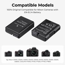 K&F Concept NP-F970 Dual Slot Charger with 2 Pack Battery
