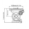 E-IMAGE EI7050AA Fluid Head Tripod