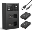 K&F Concept LP-E12 (1200mAh) Battery and Charger Set with Dual Slot Charger_Canon