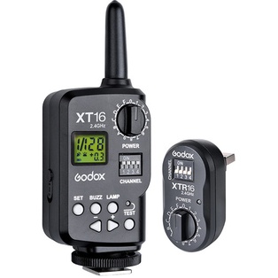 Godox XT-16 Wireless Power-Control Flash Trigger (Transmitter and Receiver)