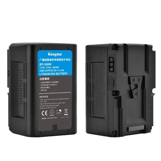 KingMa BP-300W Li-ion Rechargeable V-Mount Battery 21000mAh High Capacity Camera Battery BP-300W for Camera/ Camcorder